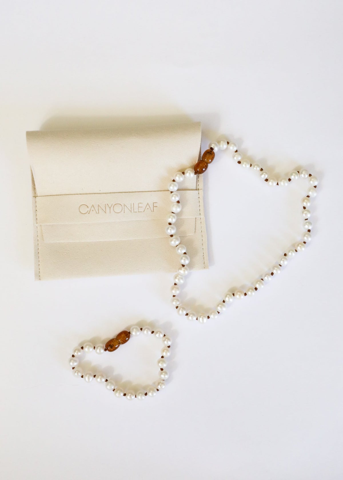 Pure Gemstone + Pearl || Necklace and Bracelet || Gift Set