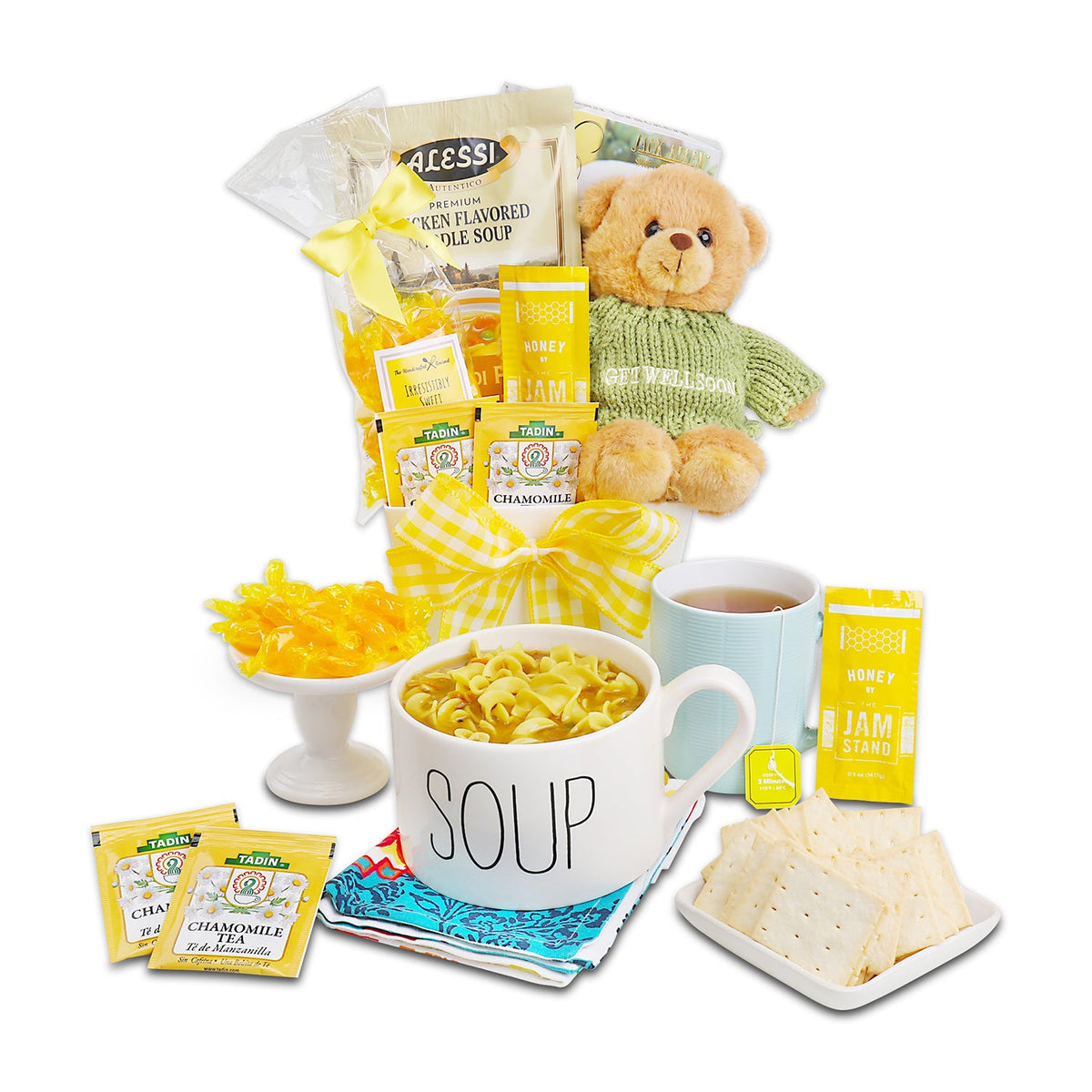 Hugs & Well Wishes Gift Basket