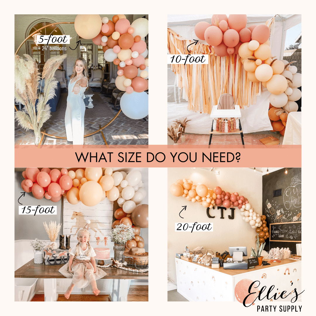 Moody Boho Balloon Garland Kit | Matte Mauve Blush Mocha DIY Arch