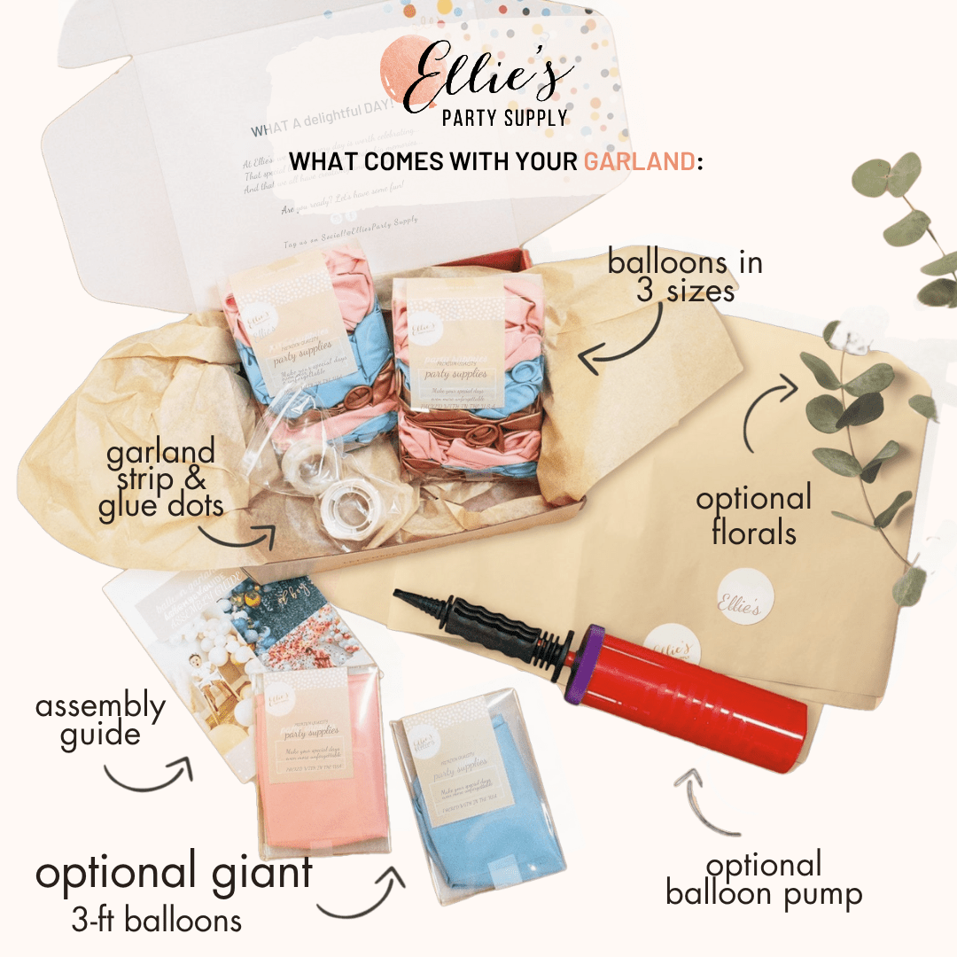 Neutral Boho Balloon Garland Kit | Blush White Sand Pearl DIY Arch