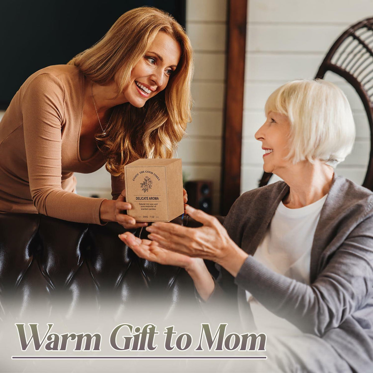 Scented Candles Gift for Mom Grandma Aunt Relaxing Present Thoughtful Gift